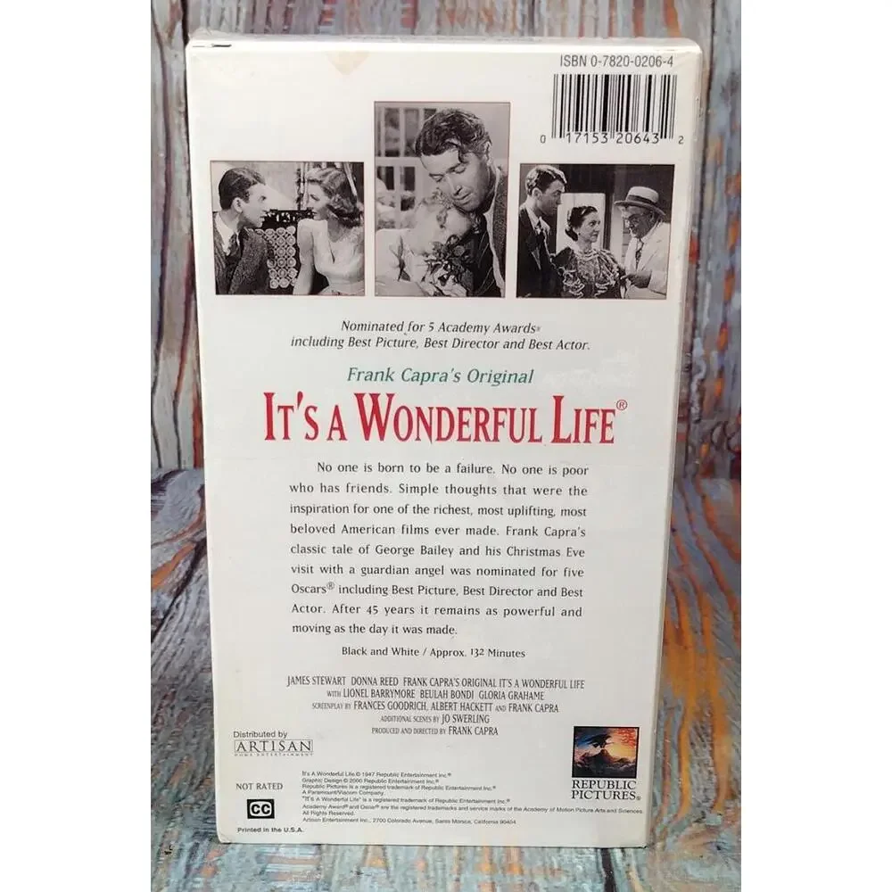 It's a Wonderful Life -‎ Original Uncut Version VHS Tape